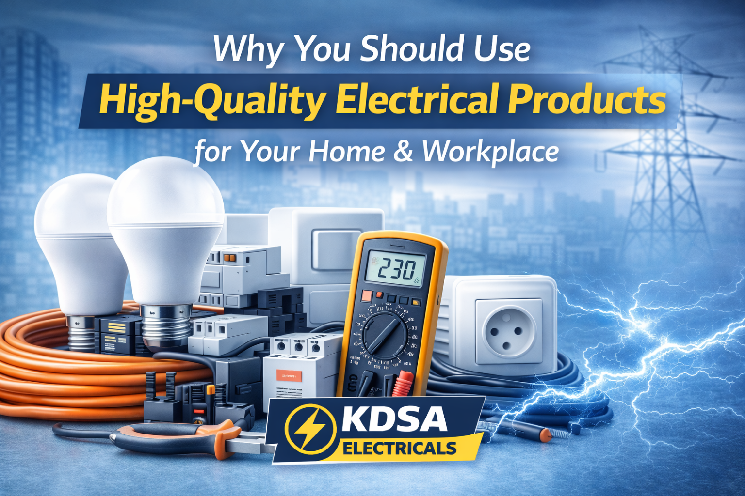 Why Using High-Quality Electrical Products Is Essential for Your Home and Workplace